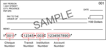 Sample Cheque